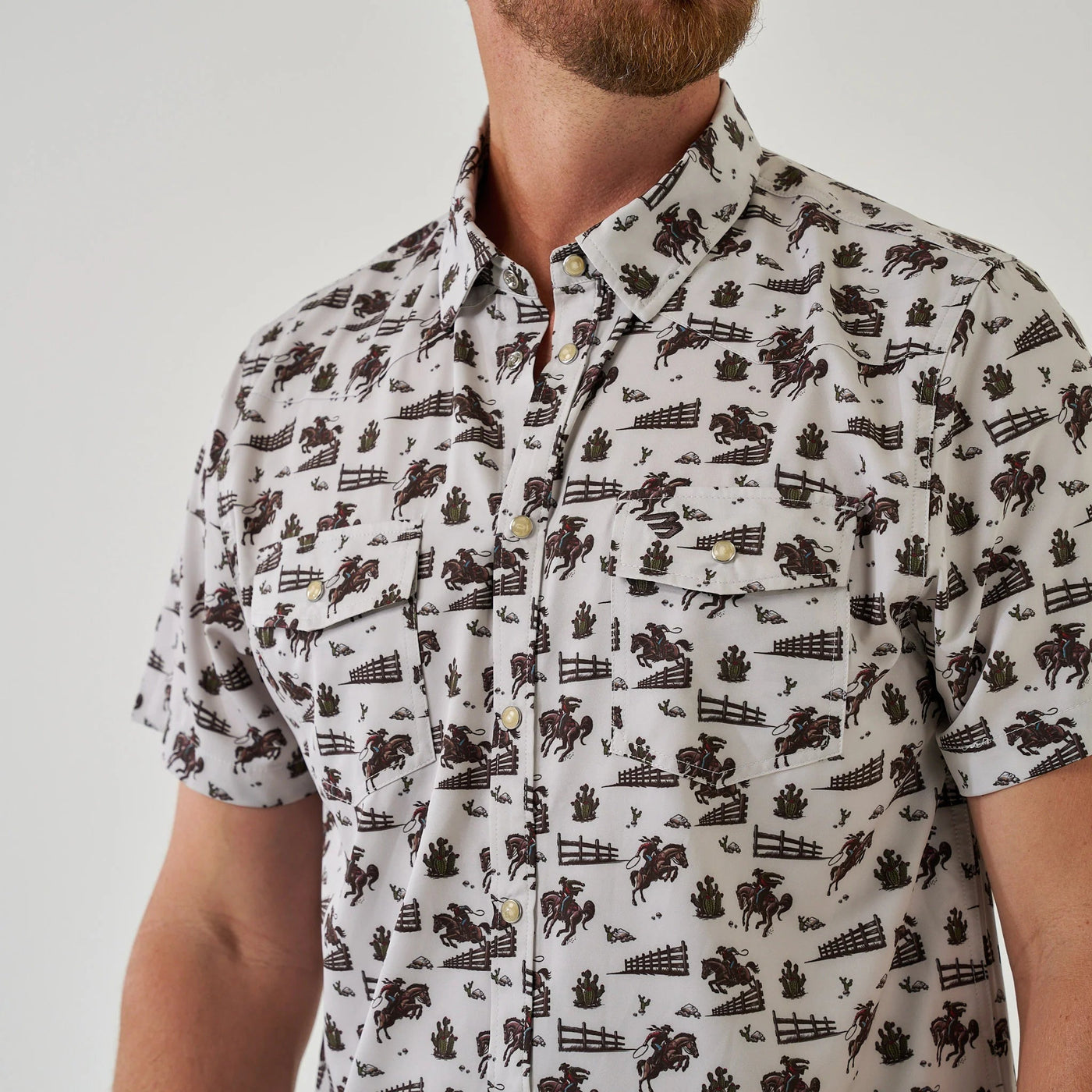 Burlebo Cowboy Country Performance Western Shirt - Southern Soule Designs