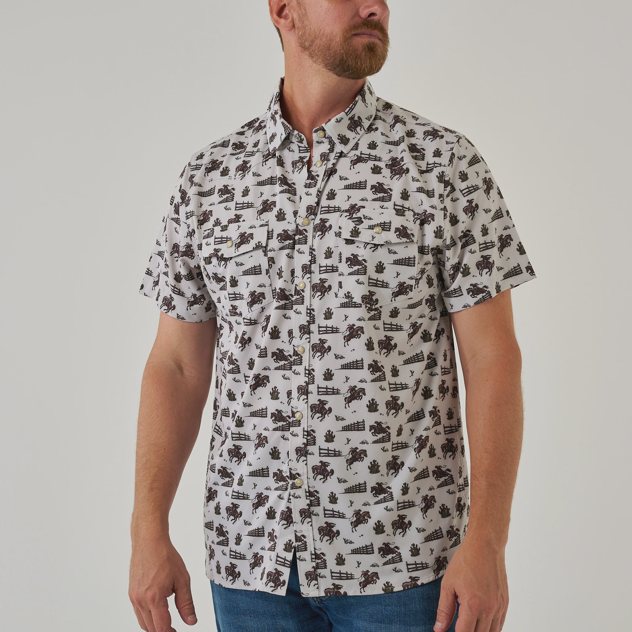 Burlebo Cowboy Country Performance Western Shirt - Southern Soule Designs