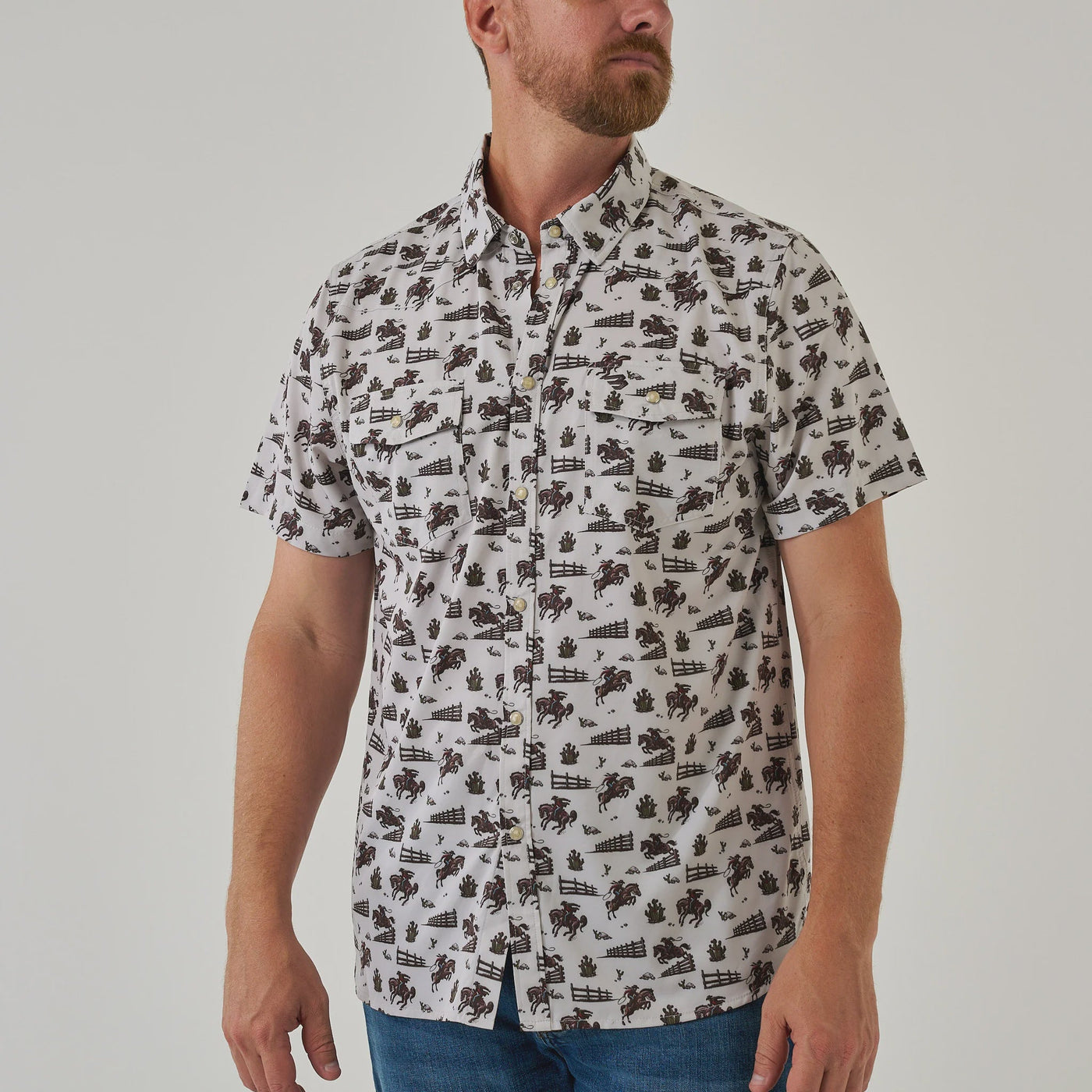 Burlebo Cowboy Country Performance Western Shirt - Southern Soule Designs