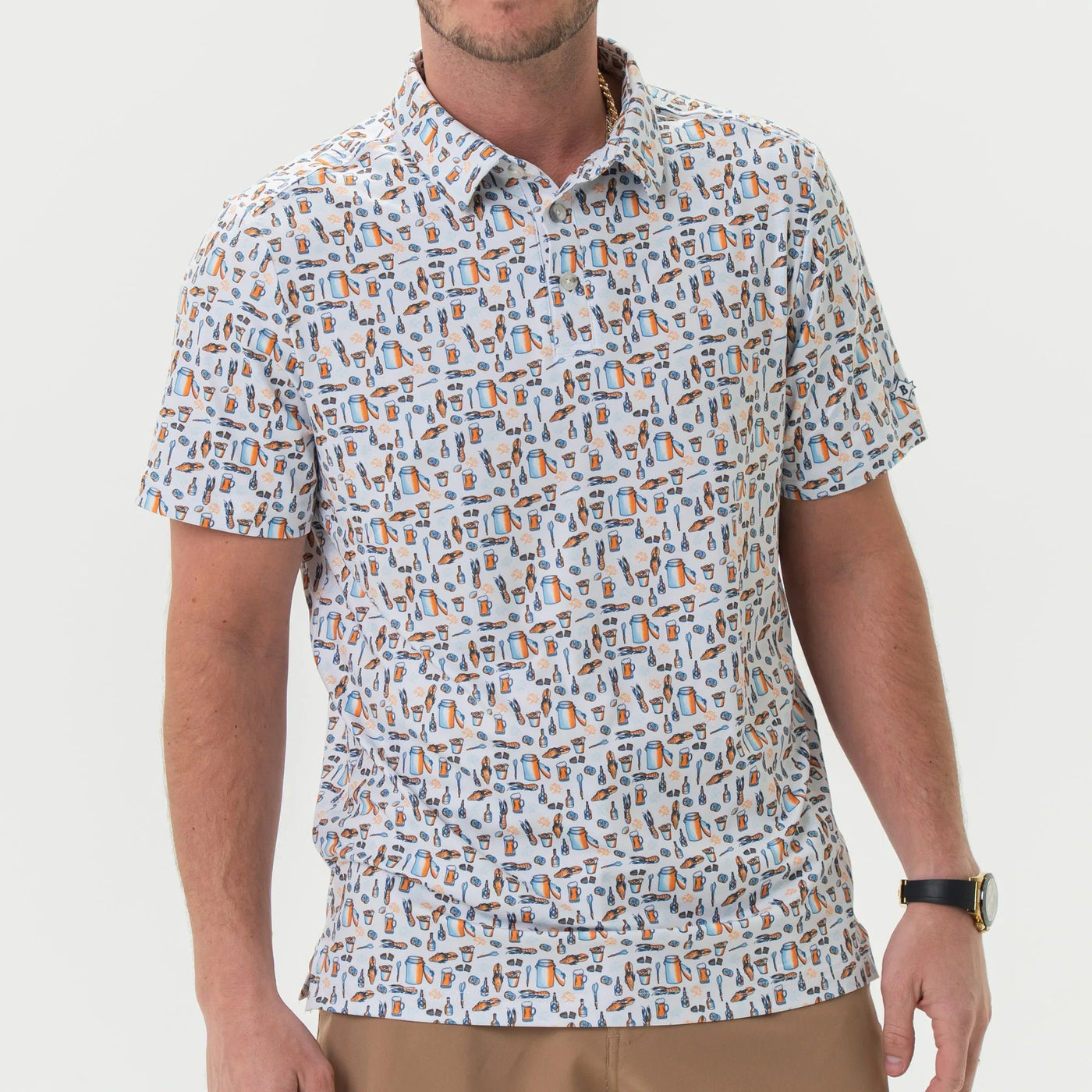 Burlebo Crawfish Boil Polo - Southern Soule Designs