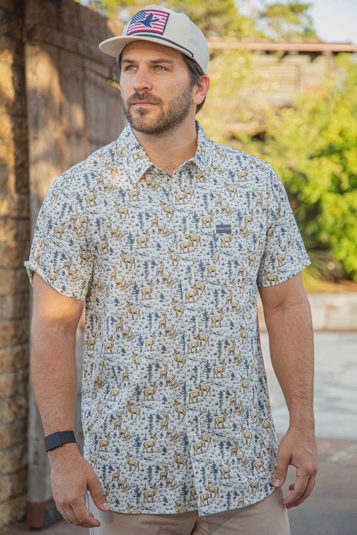 Burlebo Deer Scenery Button Up - Southern Soule Designs