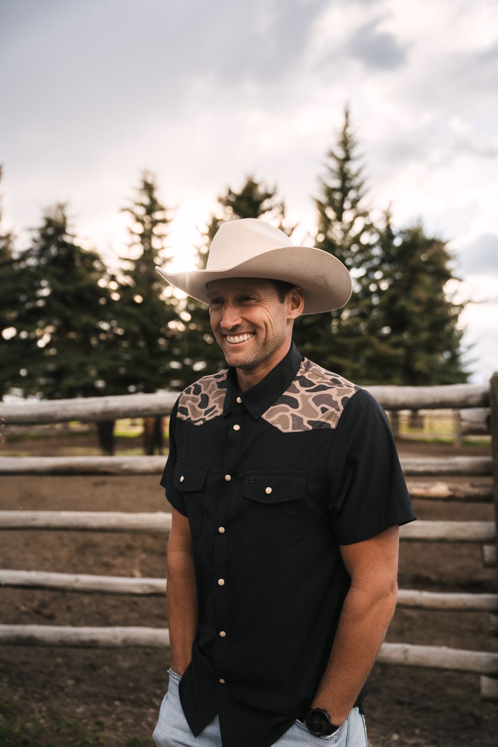 Burlebo Deer SZN Performance Western Shirt - Southern Soule Designs