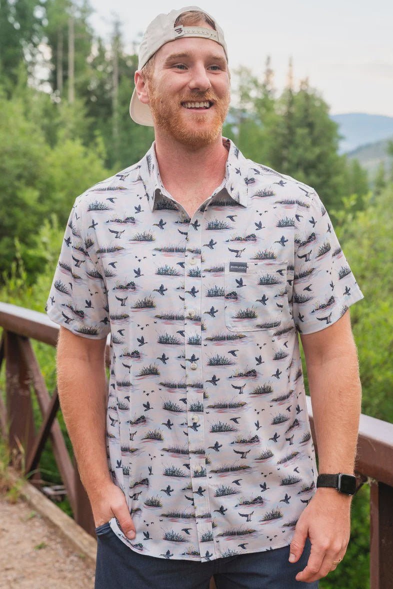 Burlebo Duck Hunt Performance Button Up - Southern Soule Designs