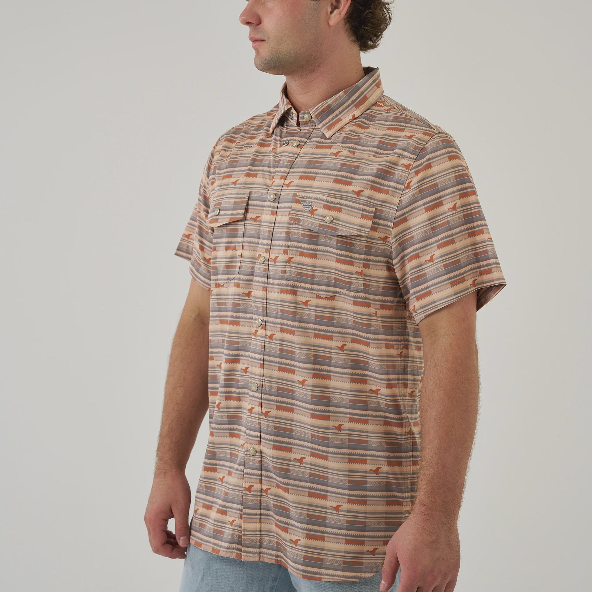 Burlebo Duck Hunter Plaid Performance Western Shirt - Southern Soule Designs