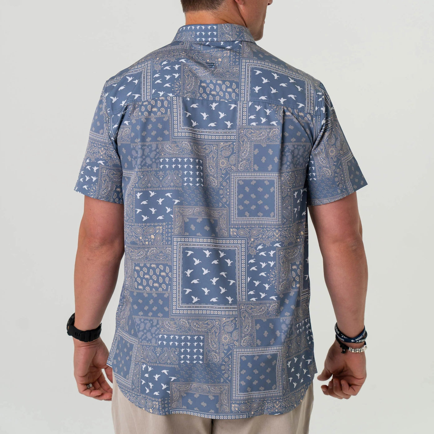 Burlebo Duck Paisley Performance Button Up - Southern Soule Designs