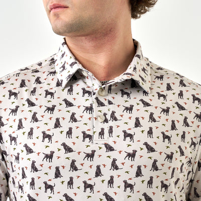 Burlebo Ducks and Dogs Performance Polo - Southern Soule Designs