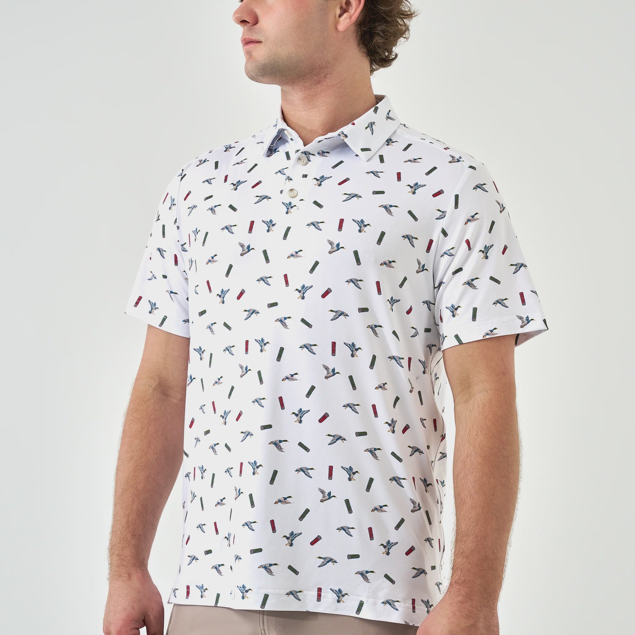 Burlebo Ducks and Shells Performance Polo - Southern Soule Designs