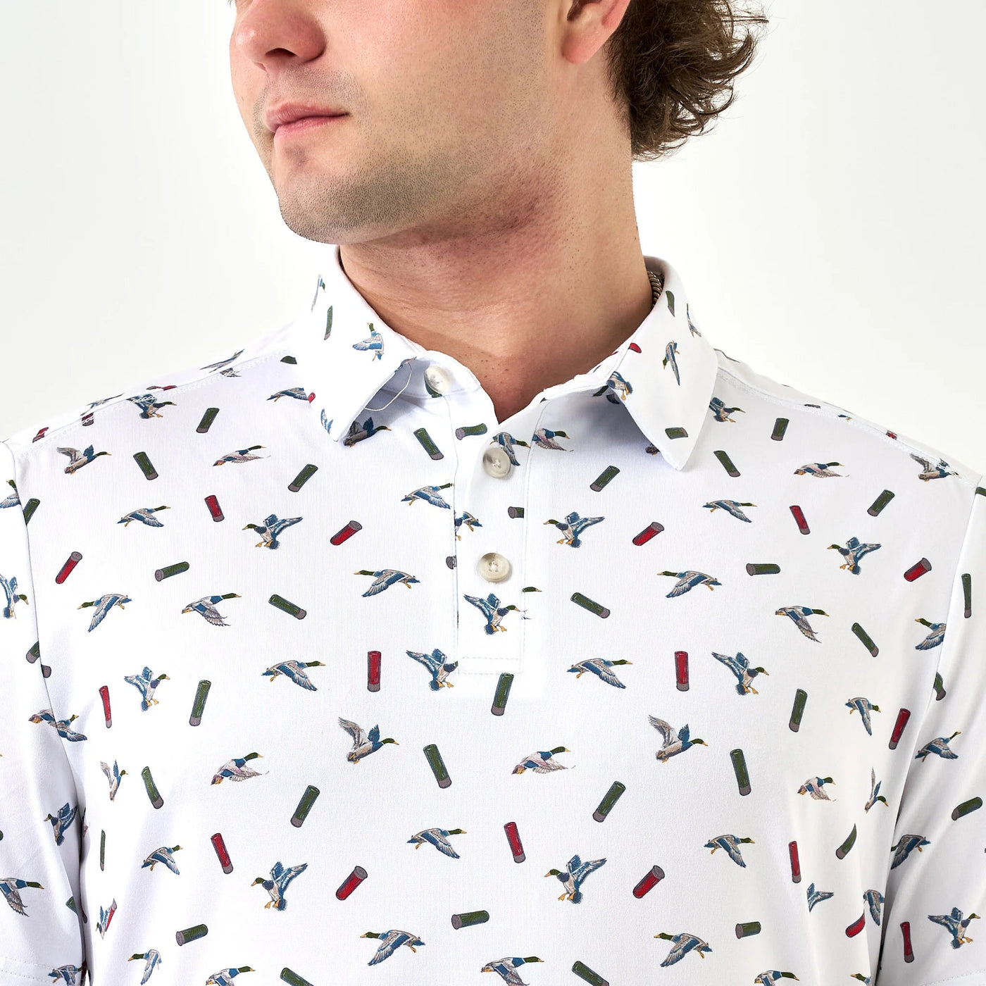 Burlebo Ducks and Shells Performance Polo - Southern Soule Designs