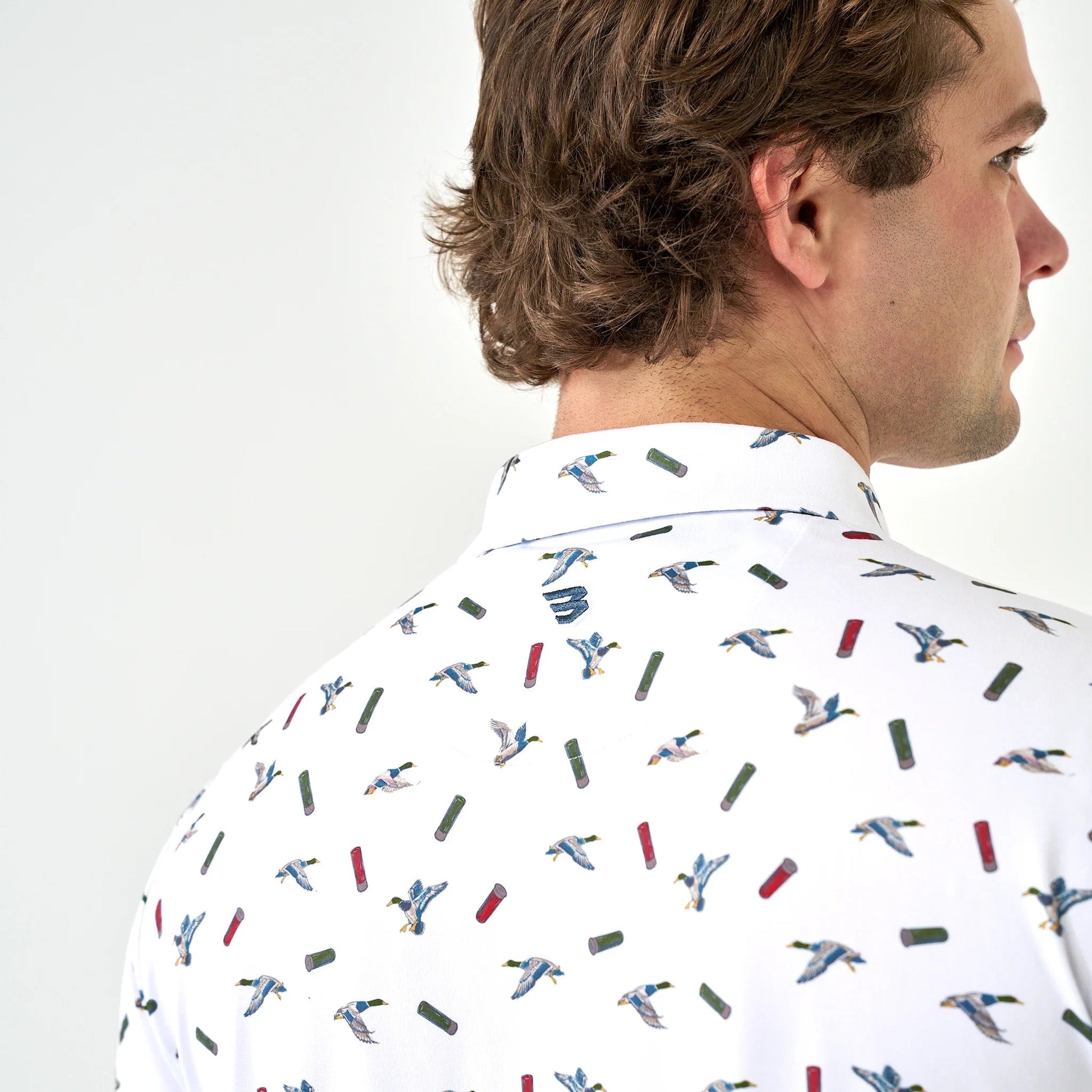 Burlebo Ducks and Shells Performance Polo - Southern Soule Designs