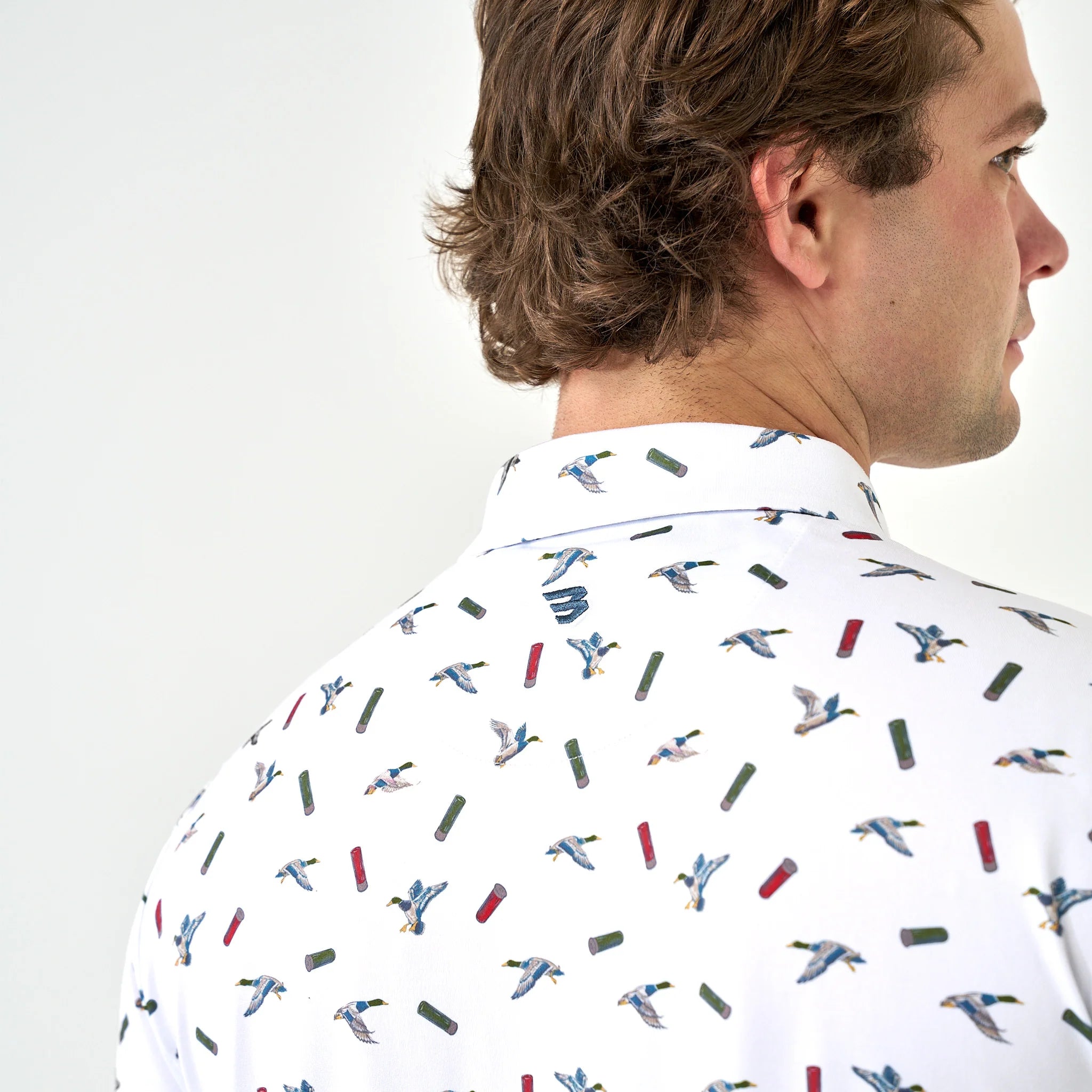 Burlebo Ducks and Shells Performance Polo - Southern Soule Designs