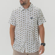 Burlebo Flying Mallard Performance Button Up - Southern Soule Designs
