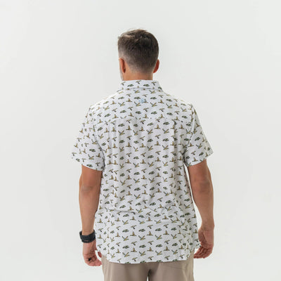 Burlebo Flying Mallard Performance Button Up - Southern Soule Designs