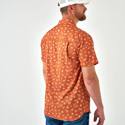 Burlebo Gameday in Austin Performance Button Up - Southern Soule Designs