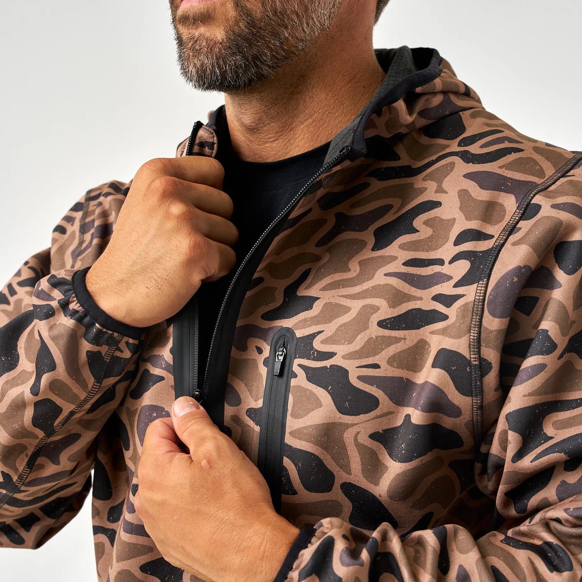Burlebo Gauge Camo Duke Tech Mid Layer - Southern Soule Designs
