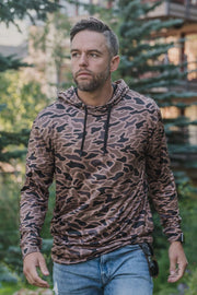 Burlebo Gauge Camo Performance Hoodie - Southern Soule Designs