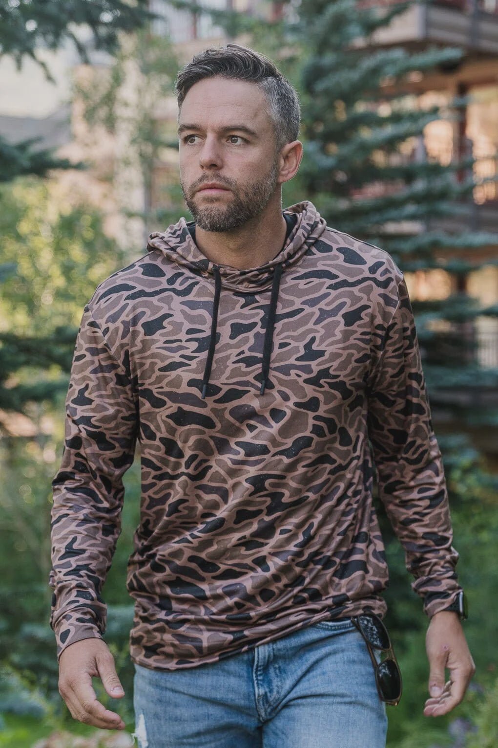 Burlebo Gauge Camo Performance Hoodie - Southern Soule Designs