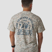 Burlebo God's Glory Classic Deer Camo Tee - Southern Soule Designs