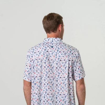 Burlebo Grillmaster Performance Button Up - Southern Soule Designs