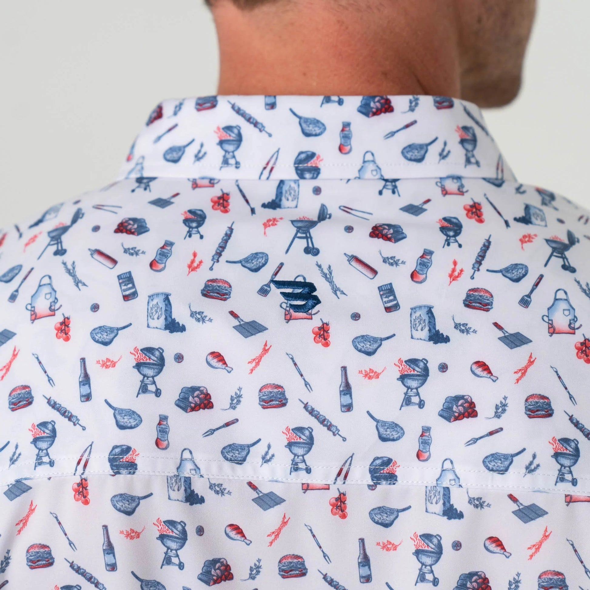 Burlebo Grillmaster Performance Button Up - Southern Soule Designs