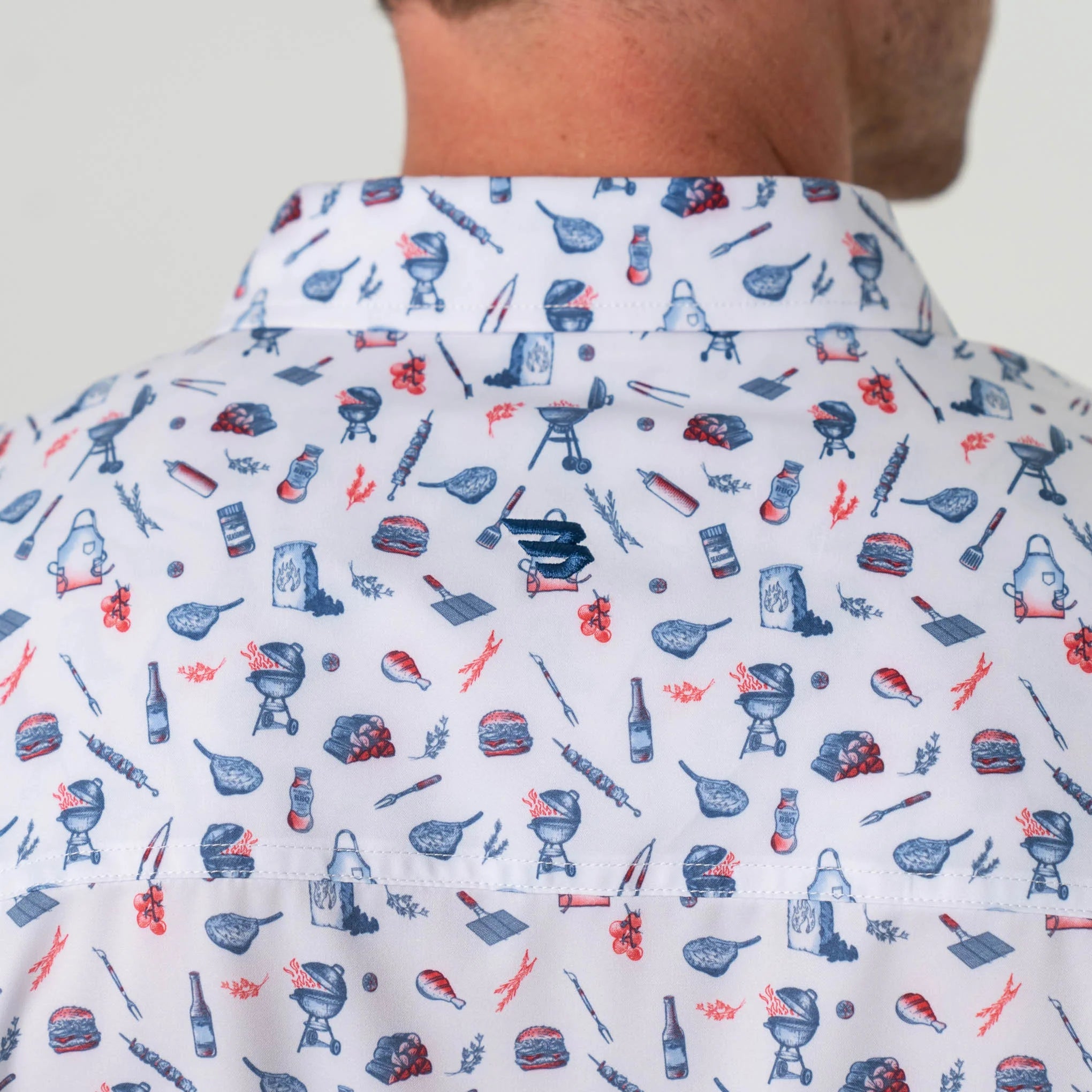 Burlebo Grillmaster Performance Button Up - Southern Soule Designs