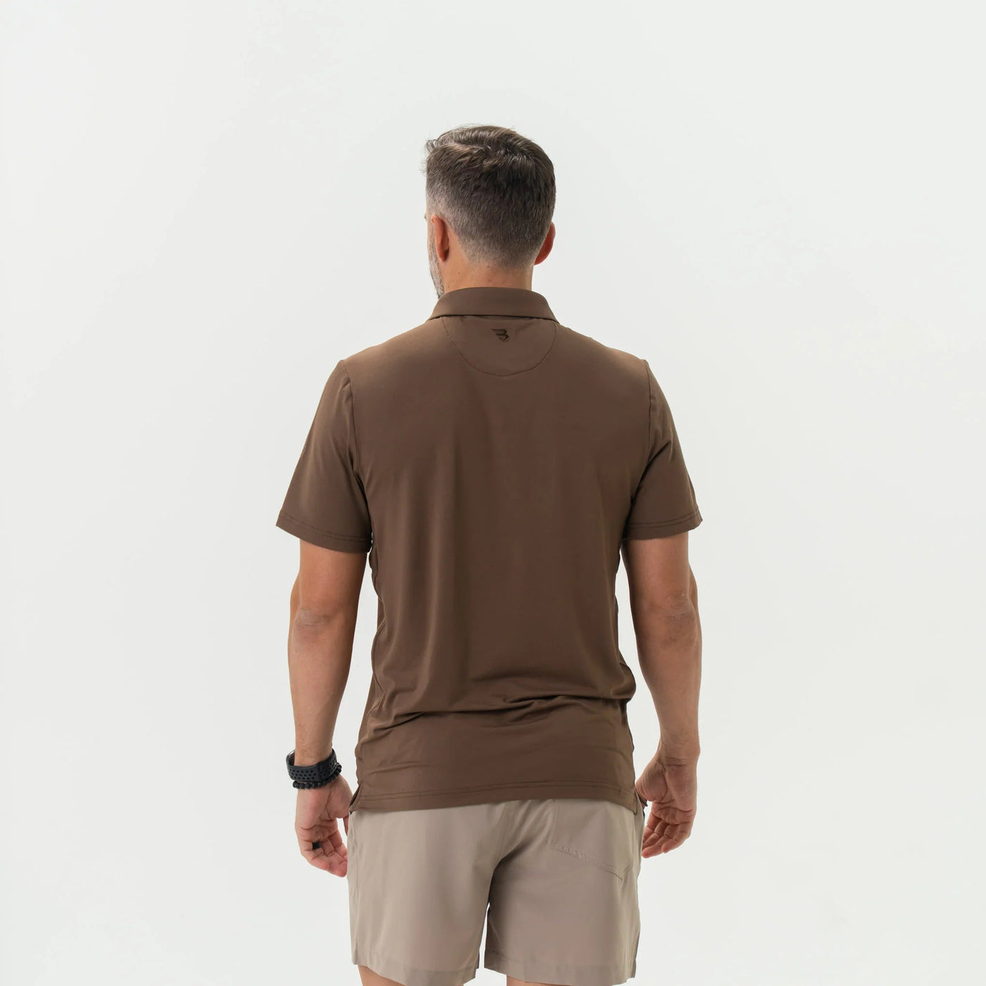 Burlebo Heather Brown Performance Polo - Southern Soule Designs