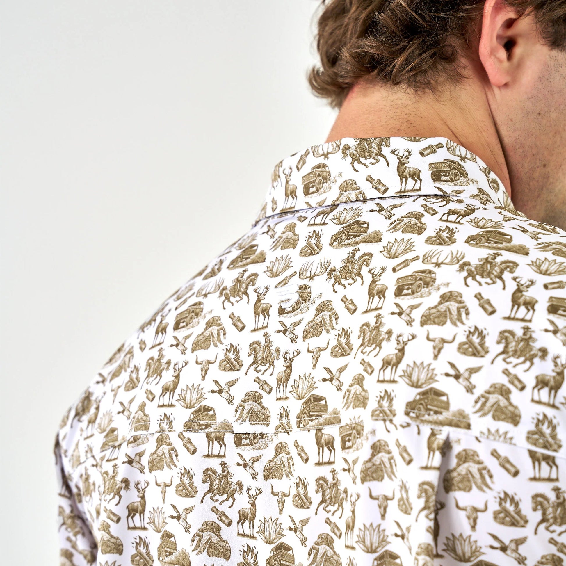 Burlebo Into The Wild Performance Button Up - Southern Soule Designs