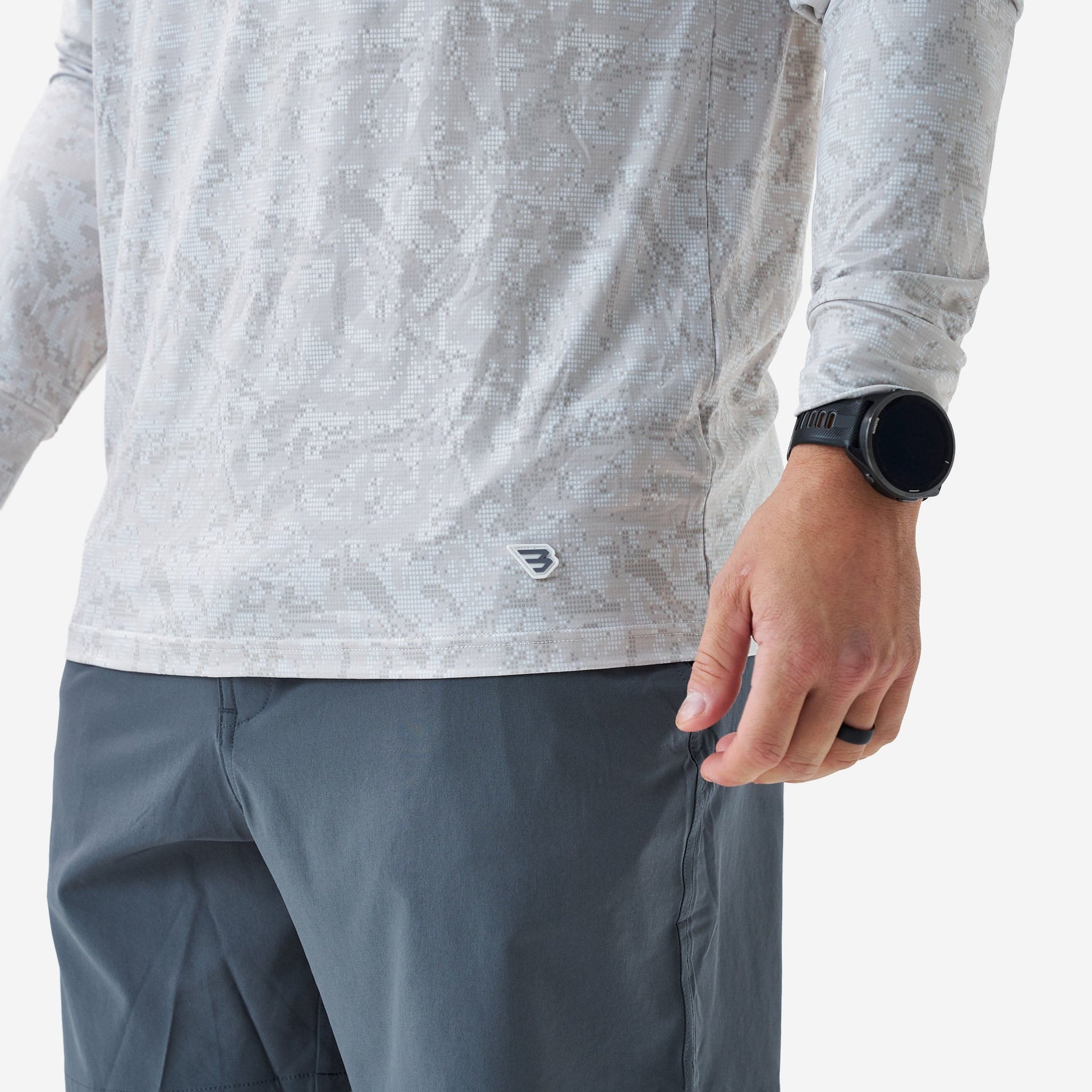 Burlebo Ivory Digi Camo Performance Hoodie - Southern Soule Designs