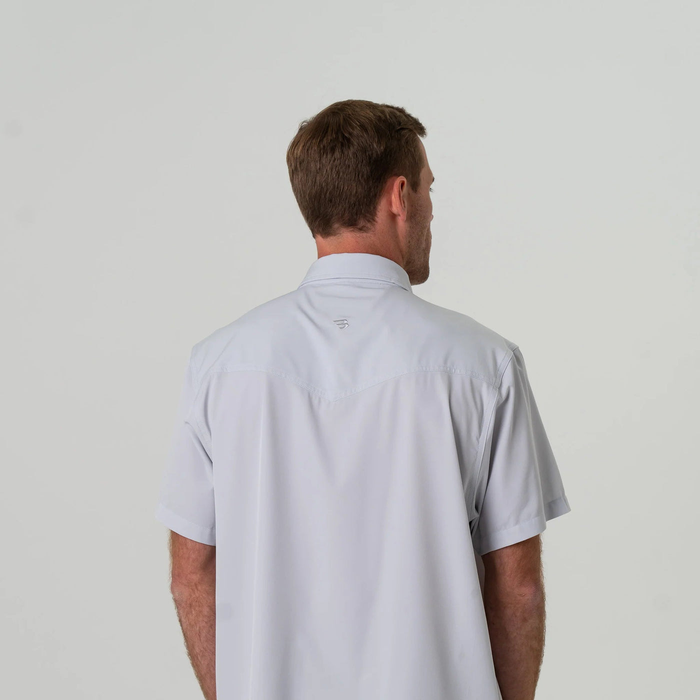 Burlebo Light Grey Performance Western Shirt - Southern Soule Designs