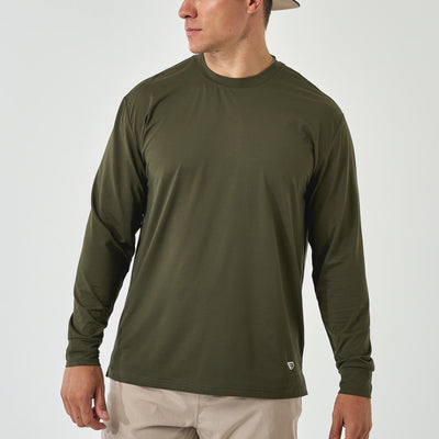 Burlebo LS Mallard Green Go To Tee - Southern Soule Designs