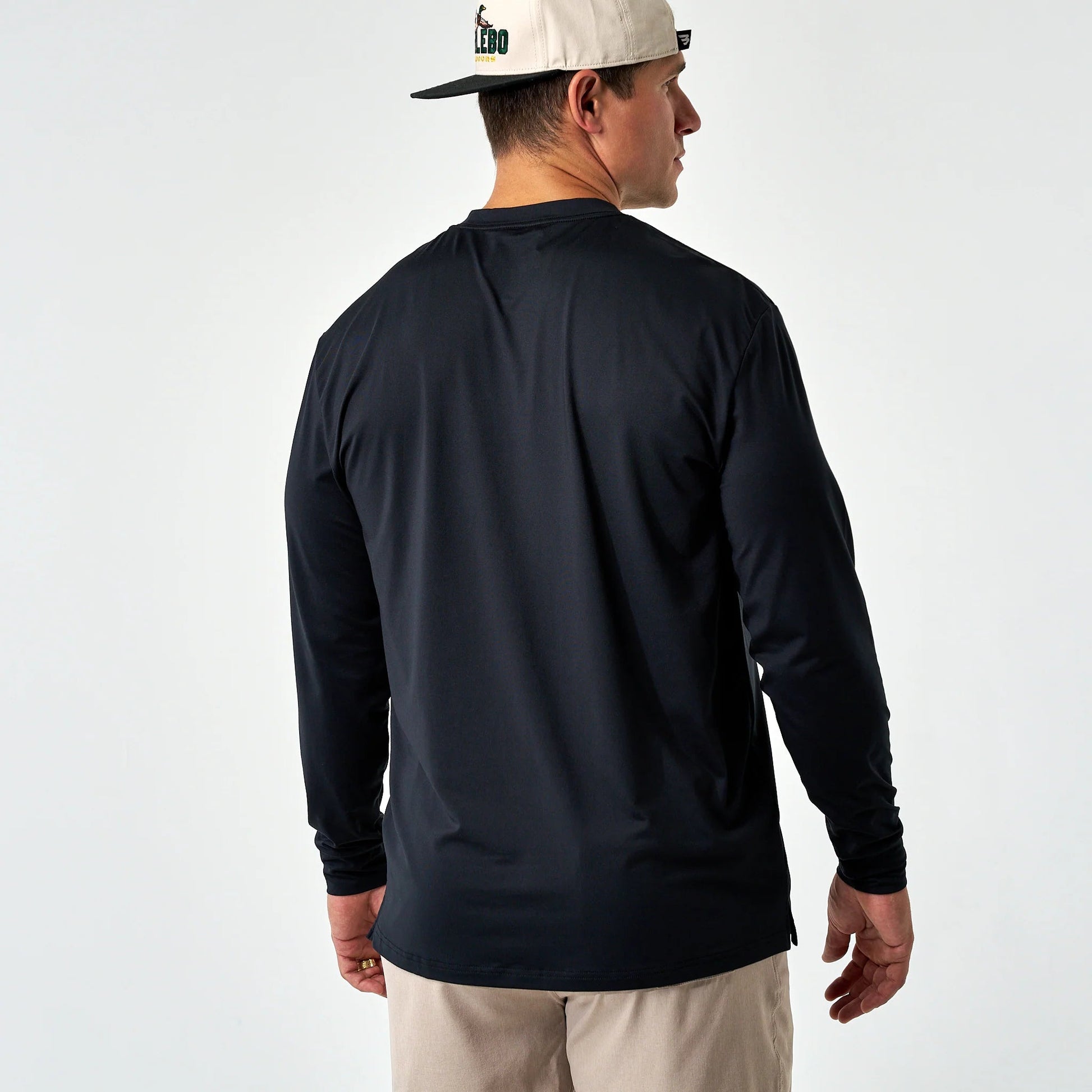 Burlebo LS Midnight Black Go To Tee - Southern Soule Designs