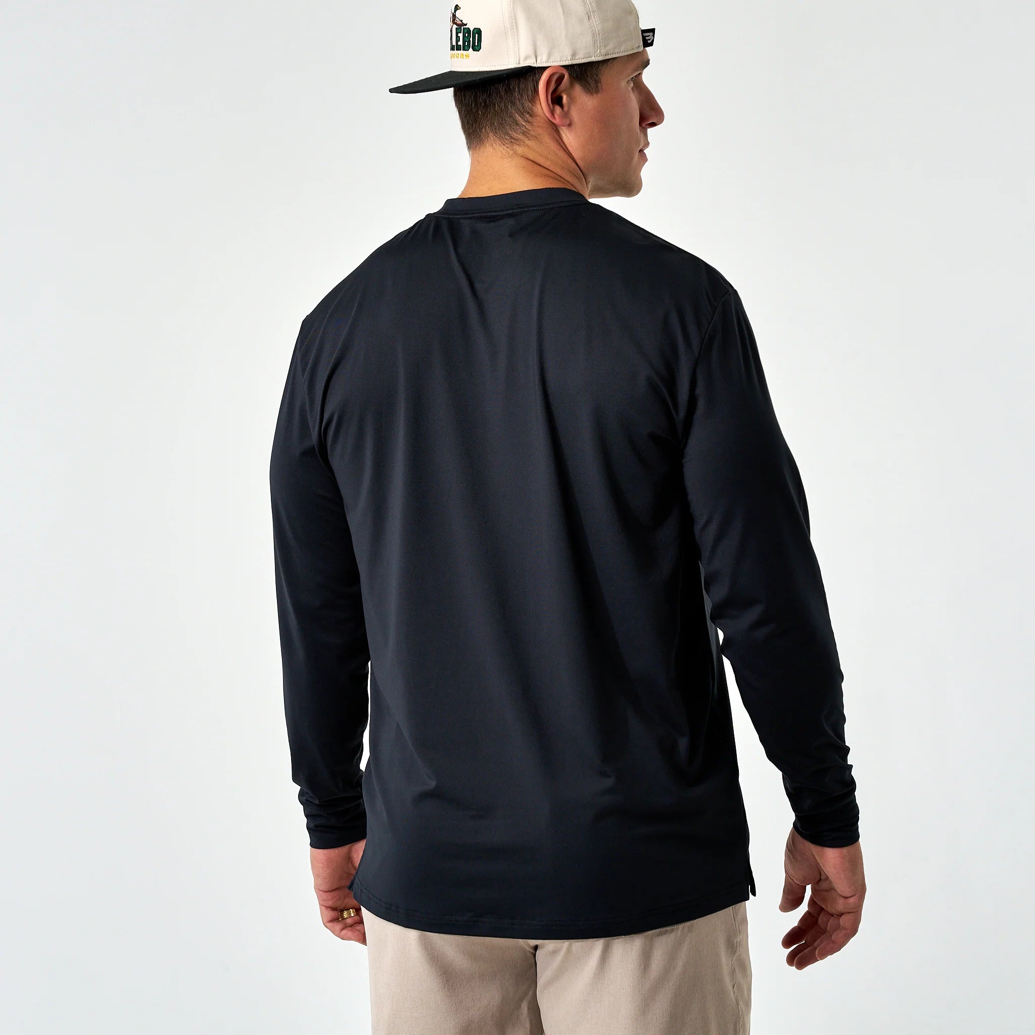 Burlebo LS Midnight Black Go To Tee - Southern Soule Designs