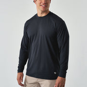 Burlebo LS Midnight Black Go To Tee - Southern Soule Designs