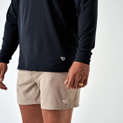 Burlebo LS Midnight Black Go To Tee - Southern Soule Designs