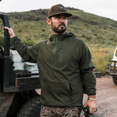 Burlebo Mallard Green Duke Tech Mid Layer - Southern Soule Designs