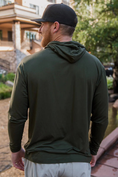 Burlebo Mallard Green Performance Hoodie - Southern Soule Designs