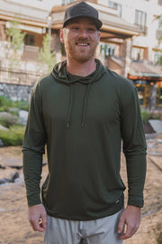 Burlebo Mallard Green Performance Hoodie - Southern Soule Designs
