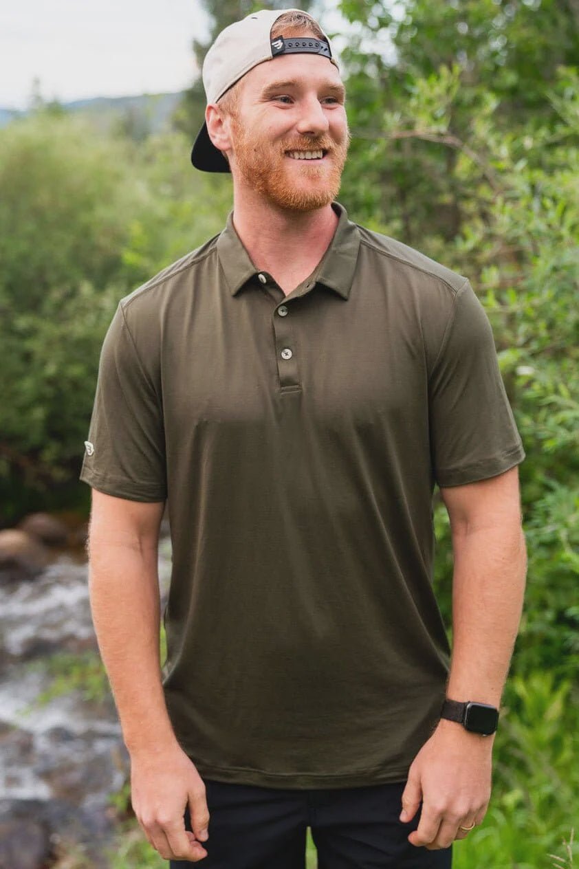 Burlebo Mallard Green Performance Polo - Southern Soule Designs