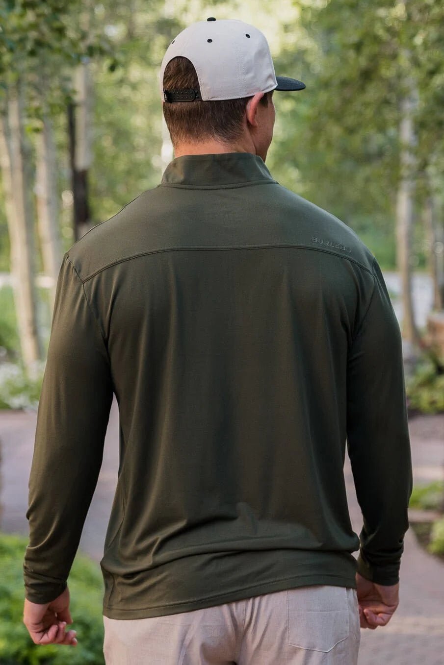 Burlebo Mallard Green Performance Quarter Zip - Southern Soule Designs