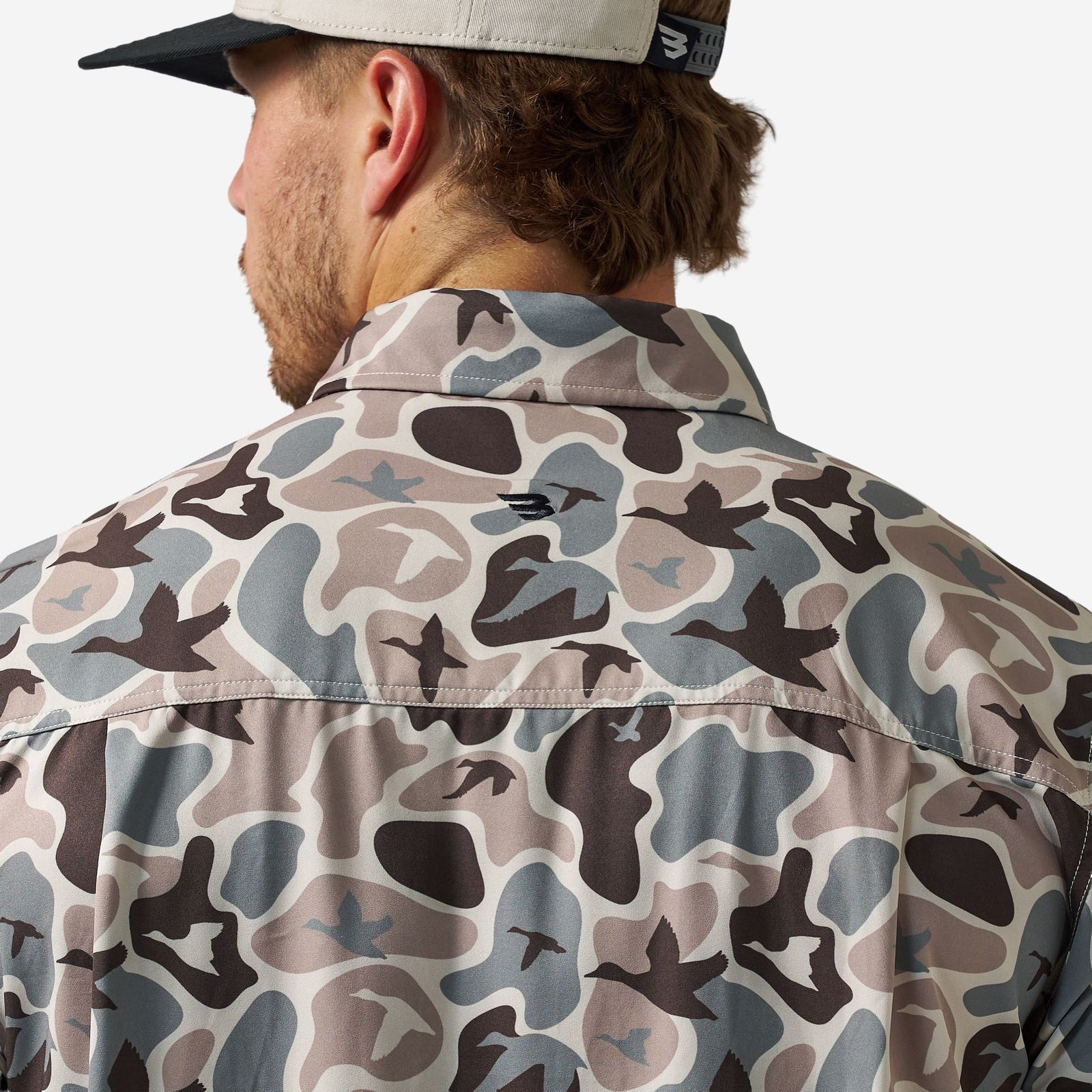 Burlebo Mallard Mayhem Performance Button Up - Southern Soule Designs