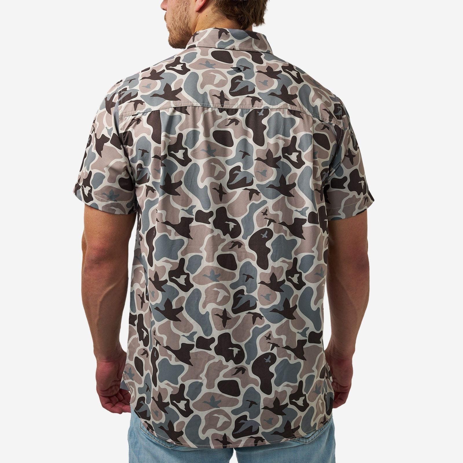 Burlebo Mallard Mayhem Performance Button Up - Southern Soule Designs