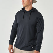 Burlebo Midnight Black Performance Hoodie - Southern Soule Designs