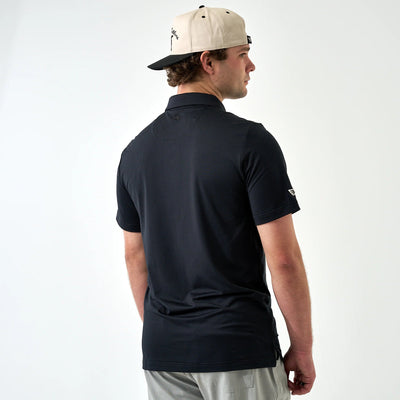 Burlebo Midnight Black Performance Polo - Southern Soule Designs