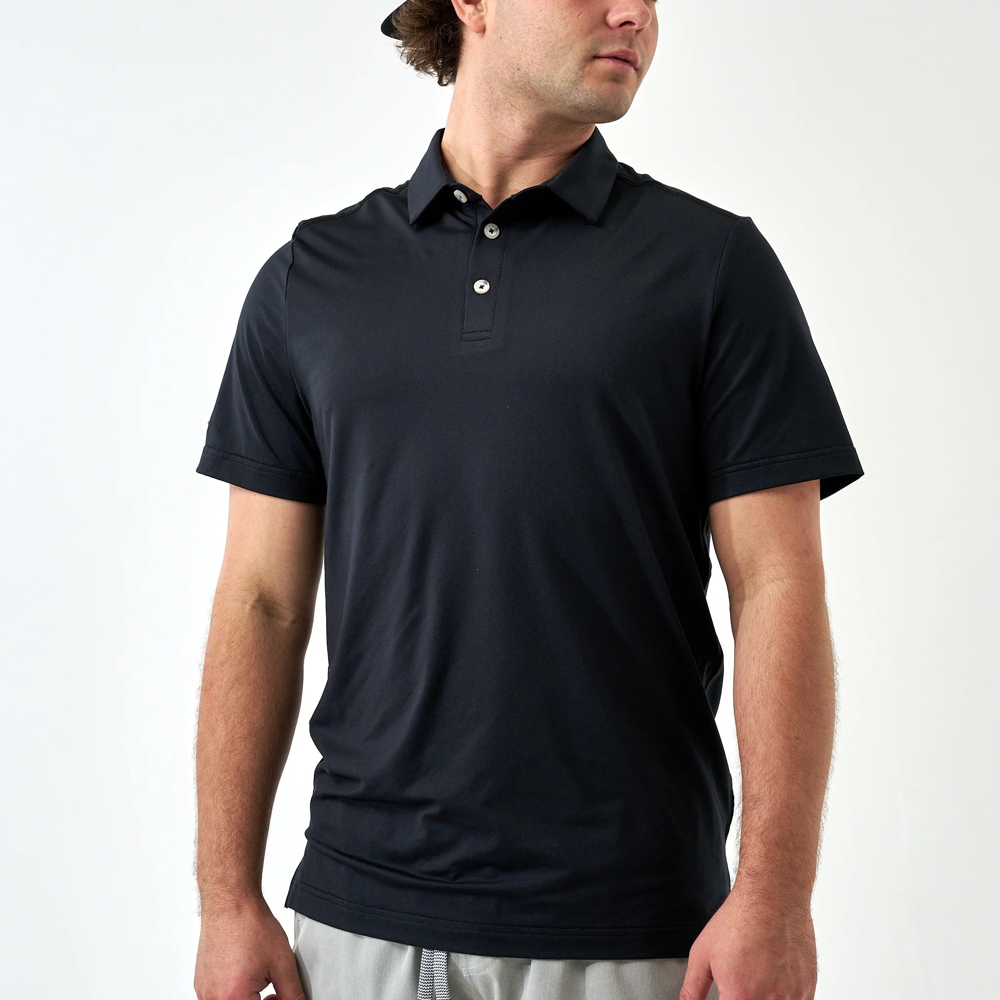 Burlebo Midnight Black Performance Polo - Southern Soule Designs