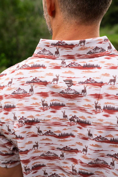 Burlebo Mountain Range Performance Button Up - Southern Soule Designs