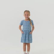 Burlebo Moxie Dress - Bluebonnets - Southern Soule Designs