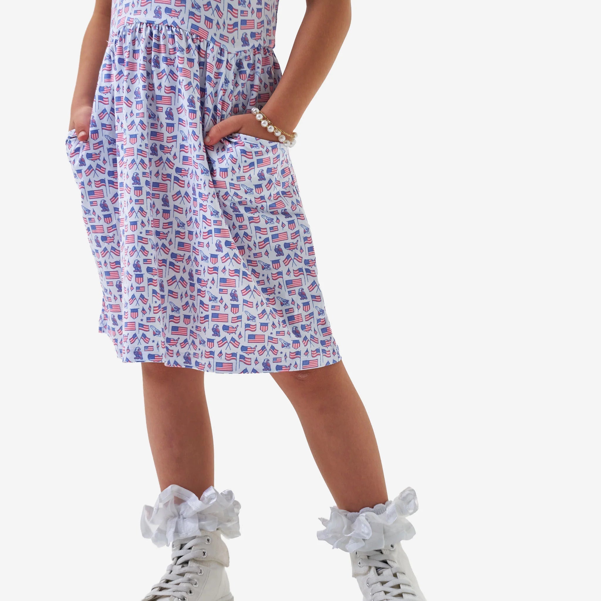 Burlebo Moxie Dress - Old Glory - Southern Soule Designs