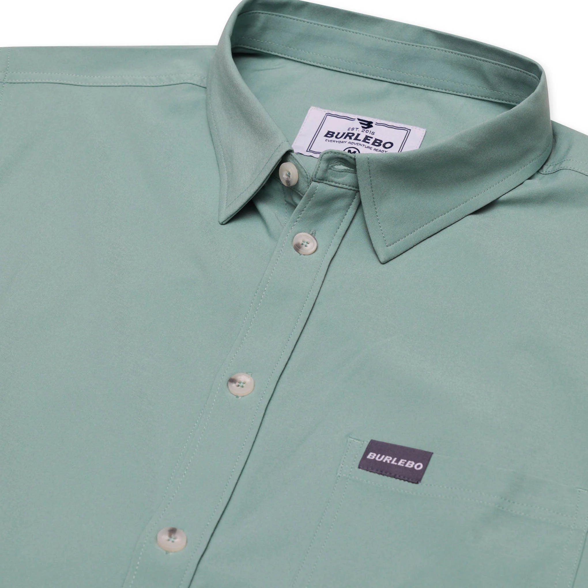 Burlebo Ocean Swell Performance Button Up - Southern Soule Designs