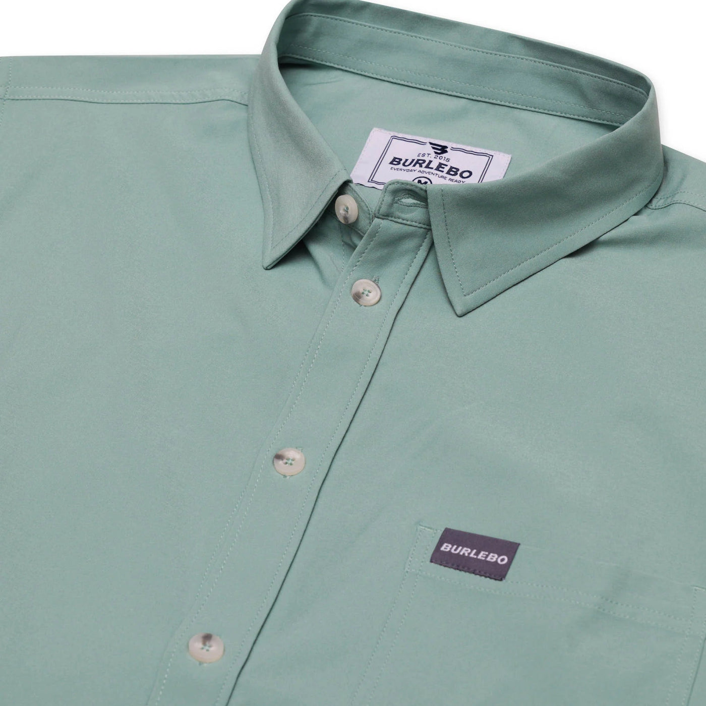 Burlebo Ocean Swell Performance Button Up - Southern Soule Designs