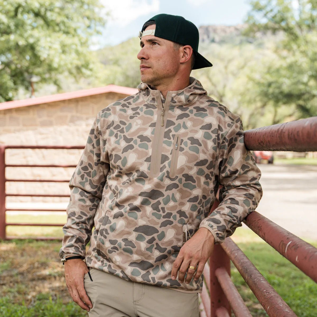 Burlebo Pintail Camo Duke Tech Mid Layer - Southern Soule Designs
