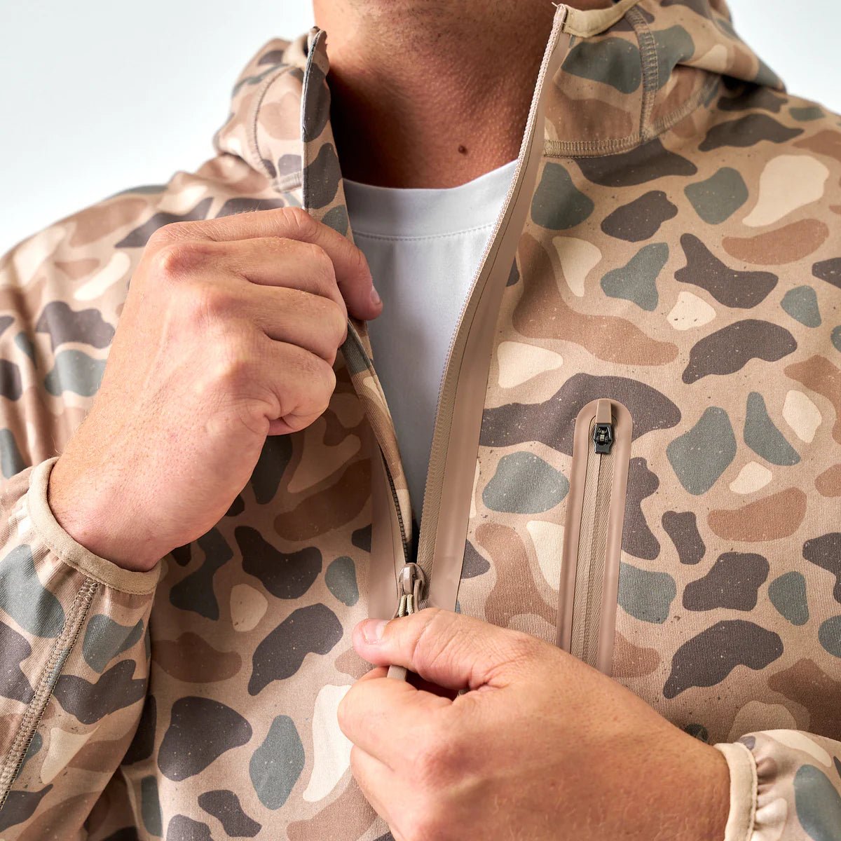 Burlebo Pintail Camo Duke Tech Mid Layer - Southern Soule Designs